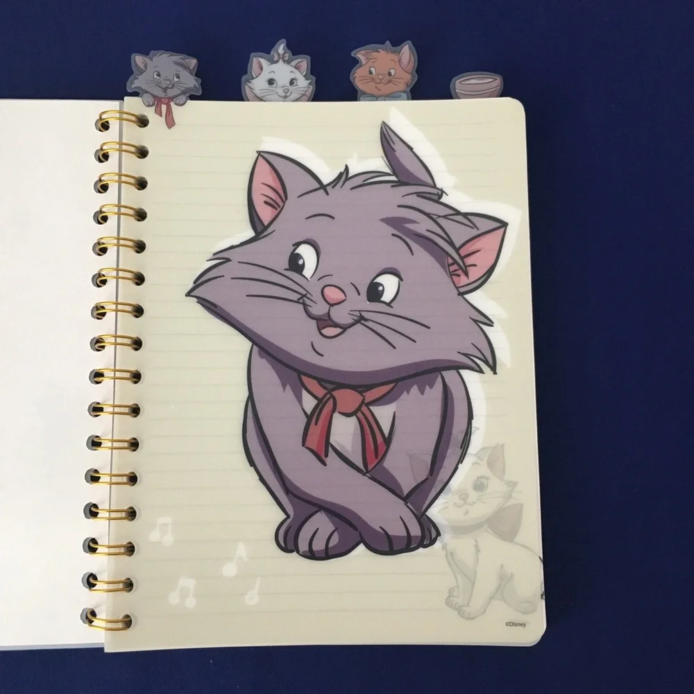Disney The Aristocats Tabbed Notebook